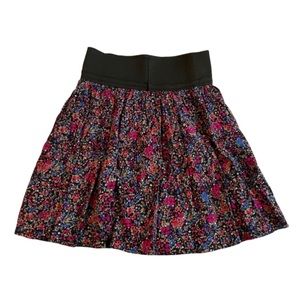 Floral Mini Skater Skirt